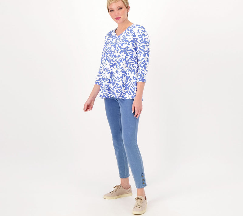 Denim & Co. Essentials Favorite Jersey Set of Two Knit Tops — View 15