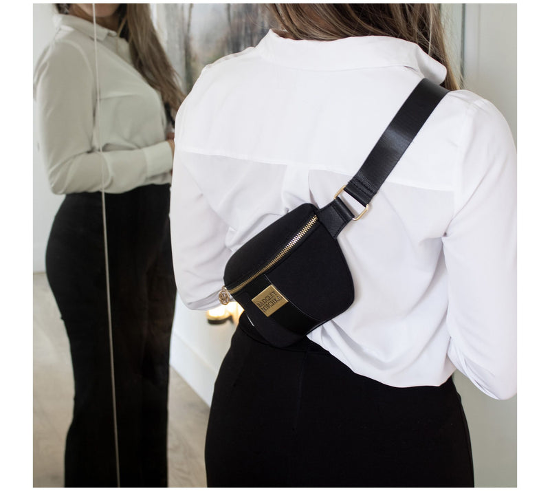 Badgley Mischka Sage Scuba Belt Bag — View 11