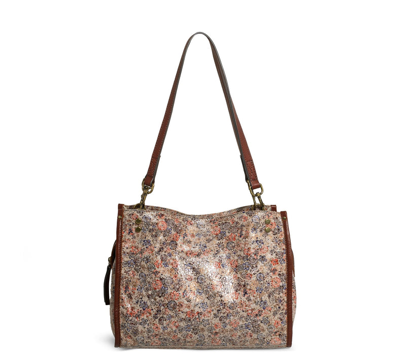 American Leather Co. Lenox Triple Entry Leather Satchel — View 42