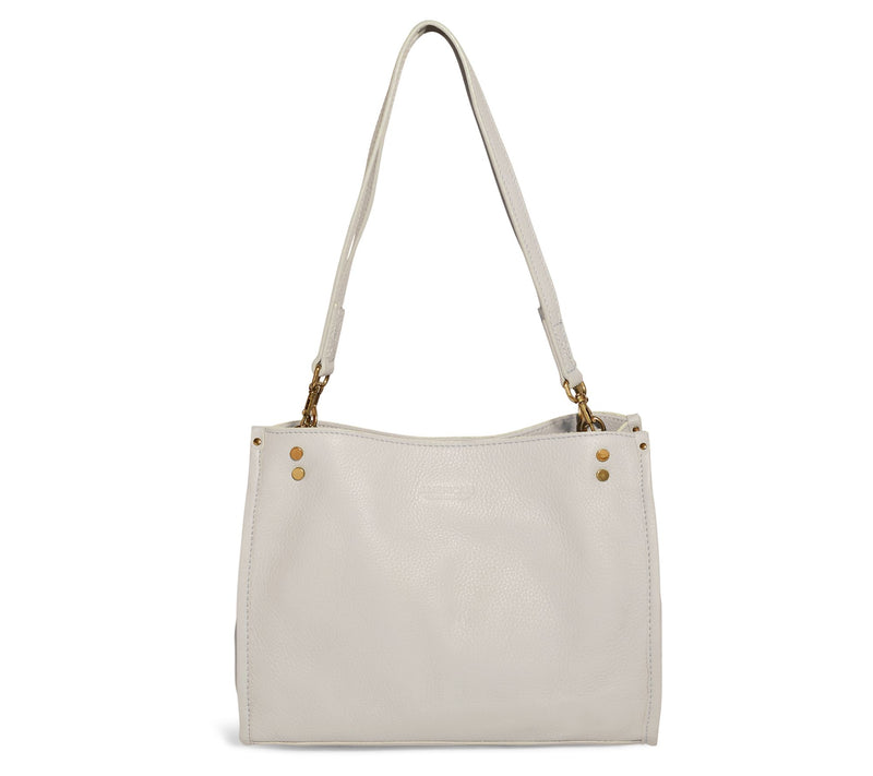American Leather Co. Lenox Triple Entry Leather Satchel — View 79
