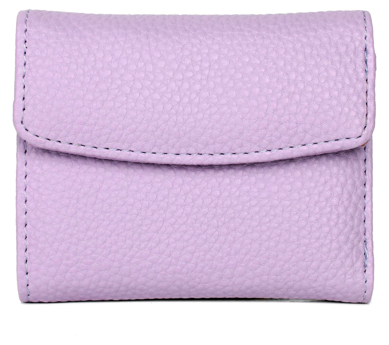 Julia Buxton Solid Vegan Faux Leather Mini Trif old Wallet — View 9