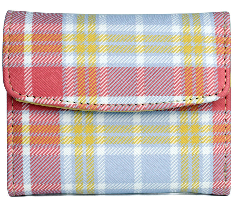 Julia Buxton Solid Vegan Faux Leather Mini Trif old Wallet — View 30