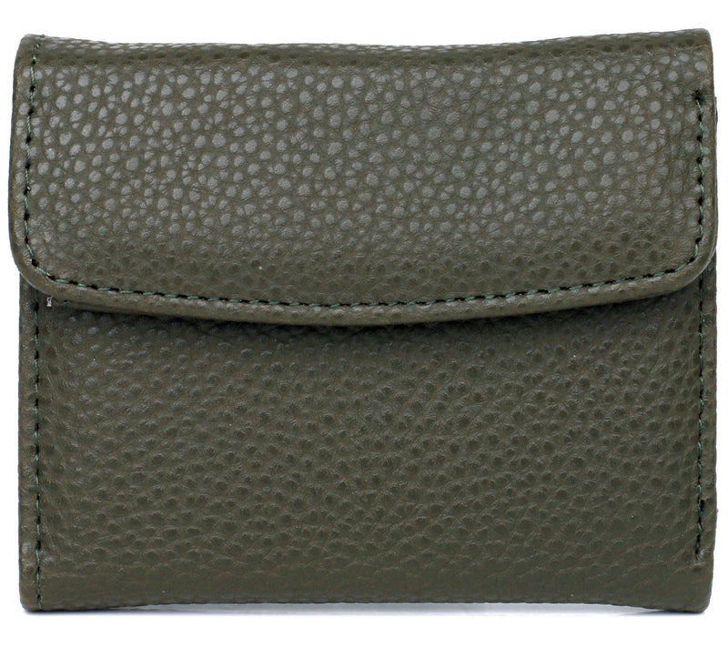 Julia Buxton Solid Vegan Faux Leather Mini Trif old Wallet — View 32