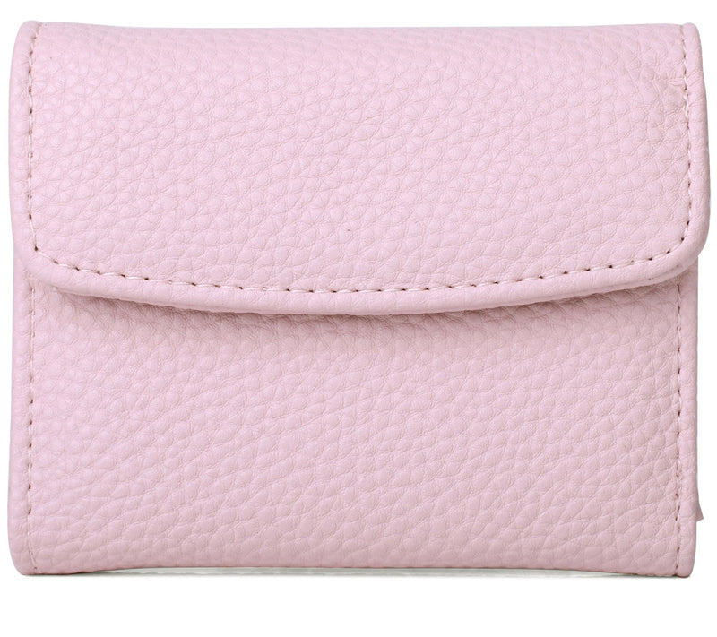 Julia Buxton Solid Vegan Faux Leather Mini Trif old Wallet — View 37