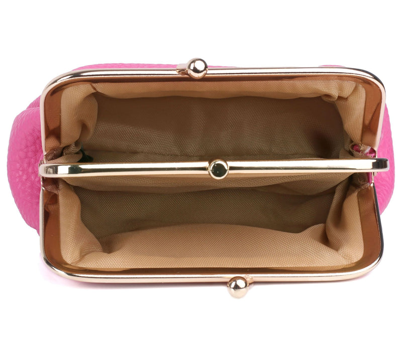 Julia Buxton Solid Vegan Faux Leather Triple Fr ame Wallet — View 11
