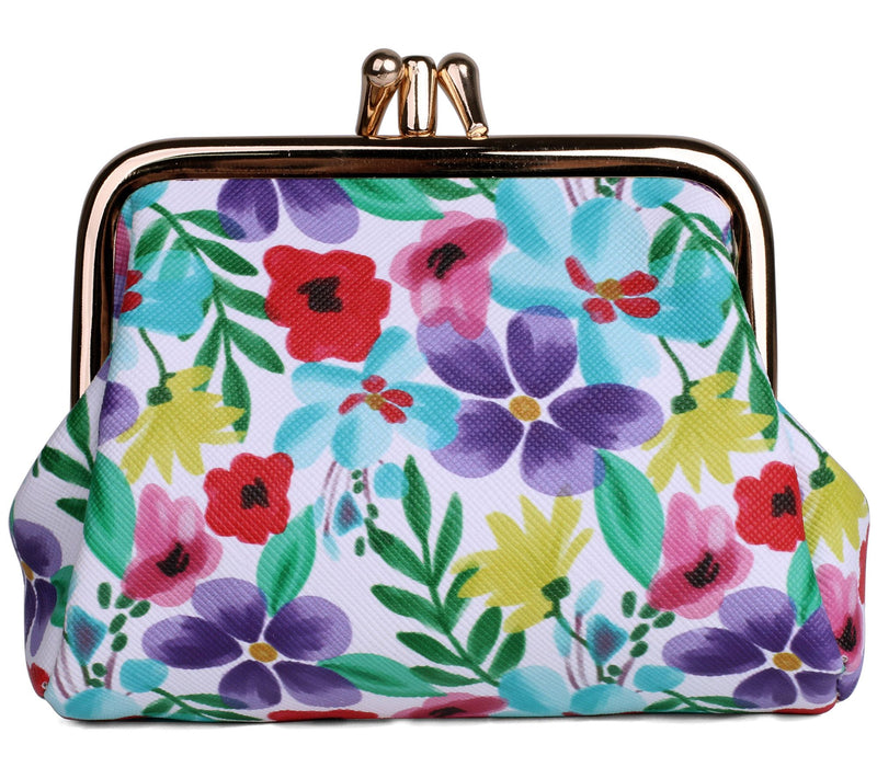 Julia Buxton Solid Vegan Faux Leather Triple Fr ame Wallet — View 20