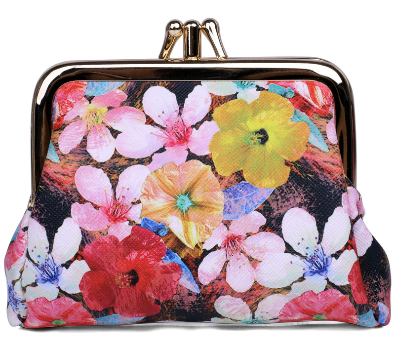 Julia Buxton Solid Vegan Faux Leather Triple Fr ame Wallet — View 21
