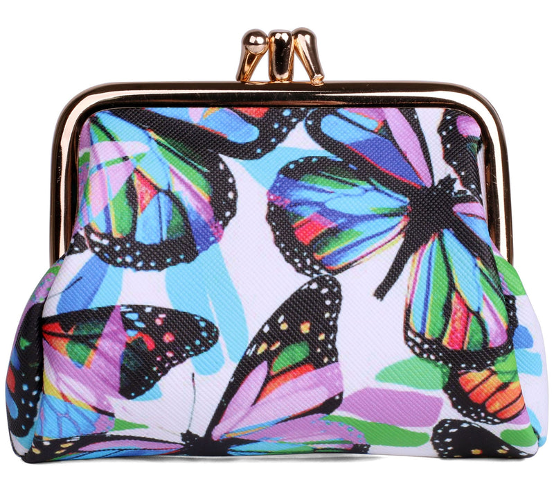 Julia Buxton Solid Vegan Faux Leather Triple Fr ame Wallet — View 23