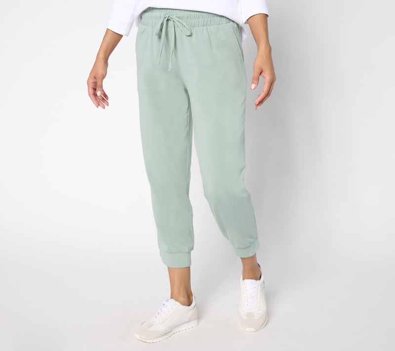 AnyBody Lounge Cozy Knit Split Cuff Joggers — View 15