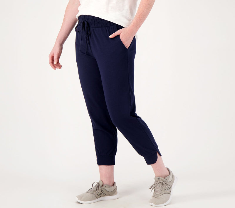 AnyBody Lounge Cozy Knit Split Cuff Joggers — View 11