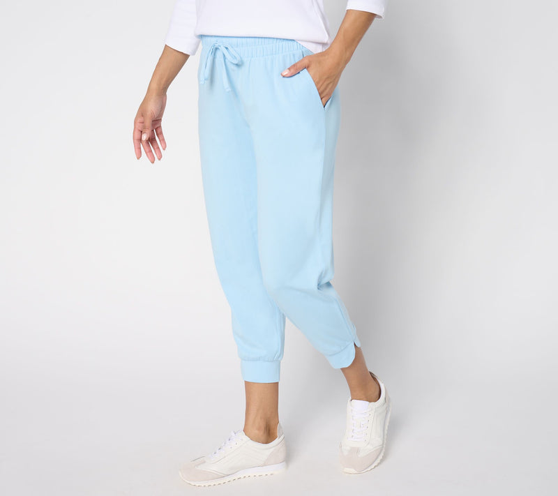 AnyBody Lounge Cozy Knit Split Cuff Joggers — View 23