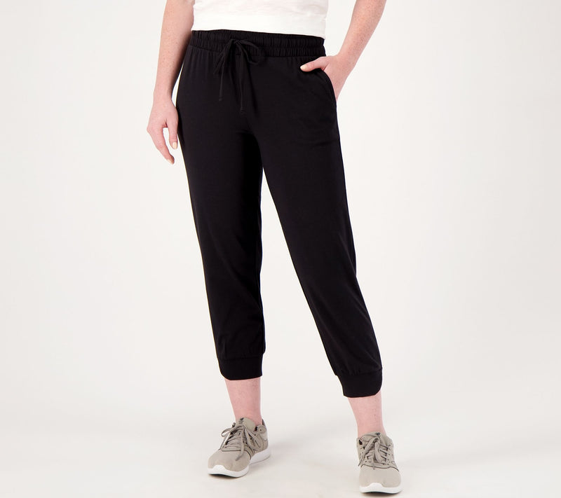 AnyBody Lounge Cozy Knit Split Cuff Joggers — View 13