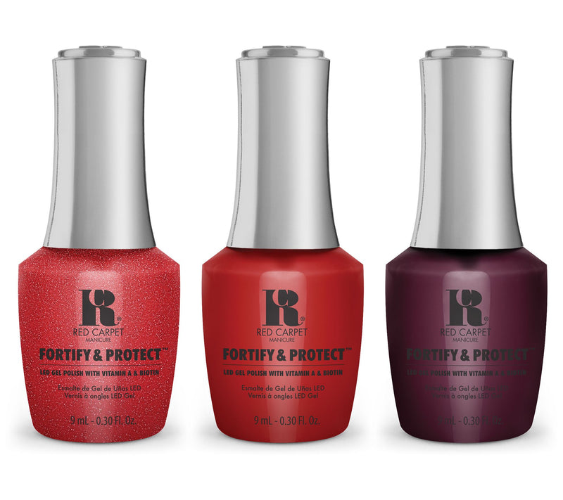 Red Carpet Manicure Reds Gel Polish Trio — Main view