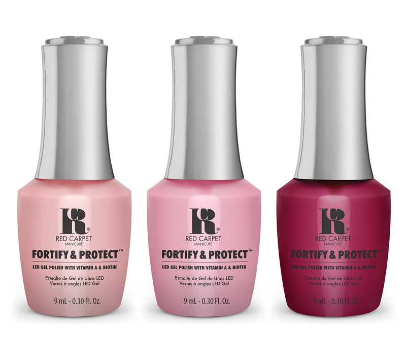 Red Carpet Manicure Pink Gel Polish Trio — Main view