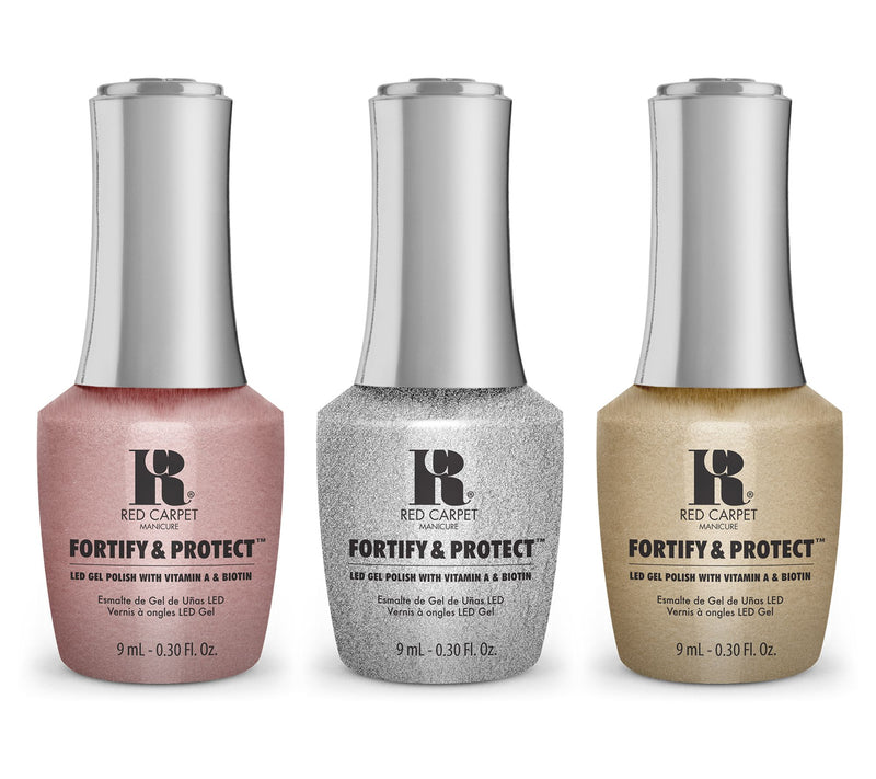 Red Carpet Manicure Metallic Gel Polish Trio — Main view