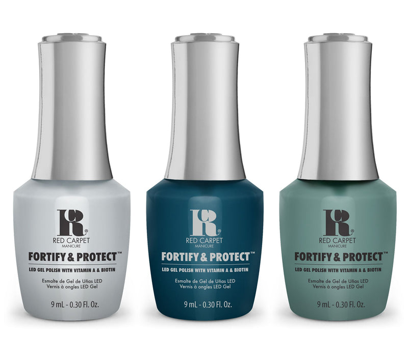 Red Carpet Manicure Blue/Green Gel Polish Trio — Main view