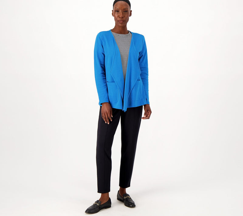 Isaac Mizrahi Live! Essentials Pima Cotton Cardigan — View 11