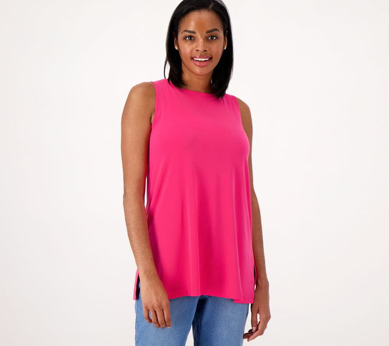 Susan Graver Modern Essentials Reg Liquid Knit A-Line Tunic — View 14