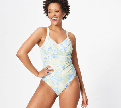 Isaac Mizrahi Live! Bridgehampton One Piece Swimsuit UPF50