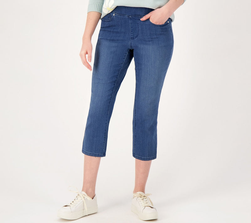 Belle by Kim Gravel Reg Primabelle Straight Leg Cropped Jean — Main view