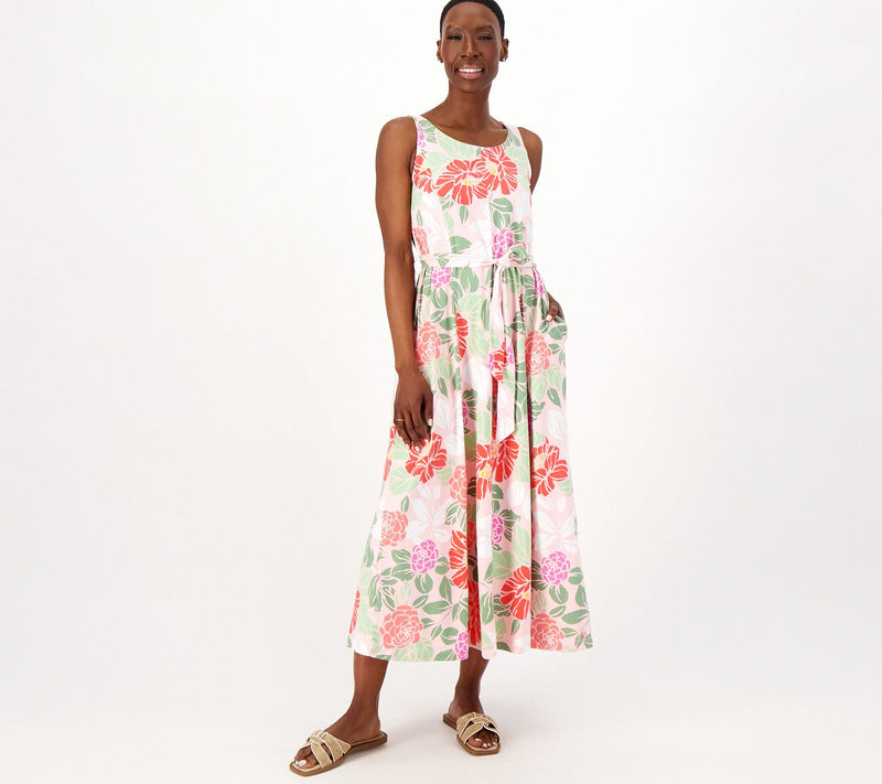 Cuddl Duds Regular Flexwear Paneled Maxi Dress — View 9