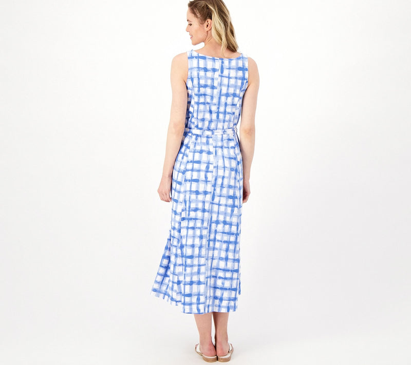 Cuddl Duds Regular Flexwear Paneled Maxi Dress — View 16