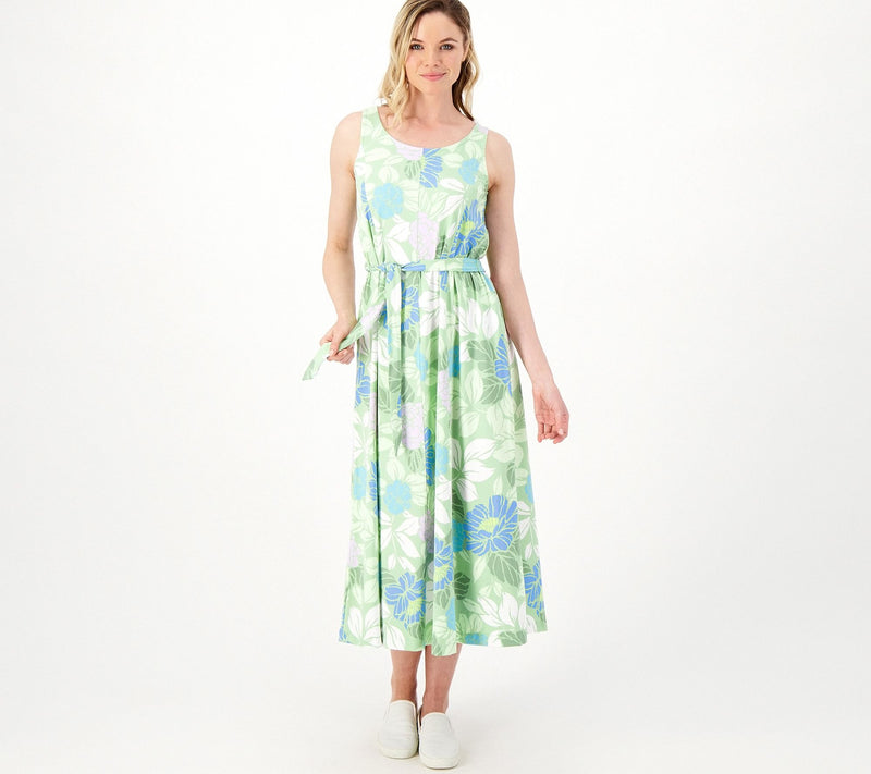 Cuddl Duds Regular Flexwear Paneled Maxi Dress — View 7