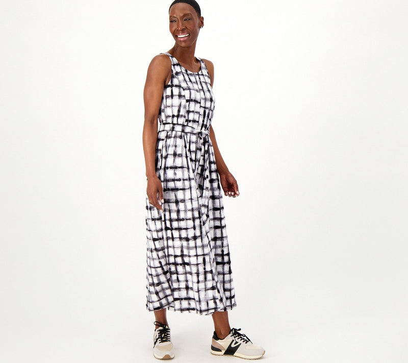 Cuddl Duds Regular Flexwear Paneled Maxi Dress — View 5