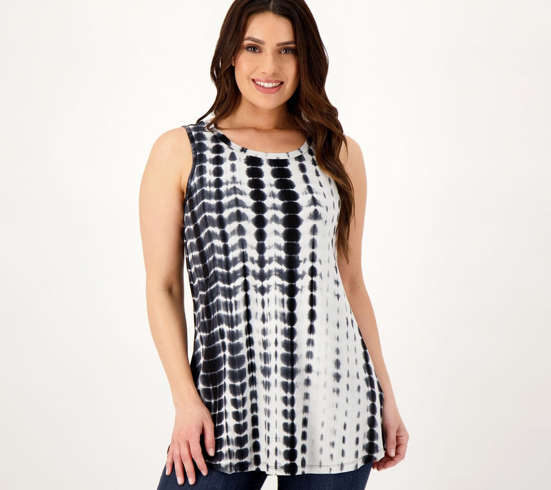 LOGO Layers by Lori Goldstein Hand Tie-Dye Tank Top — View 9