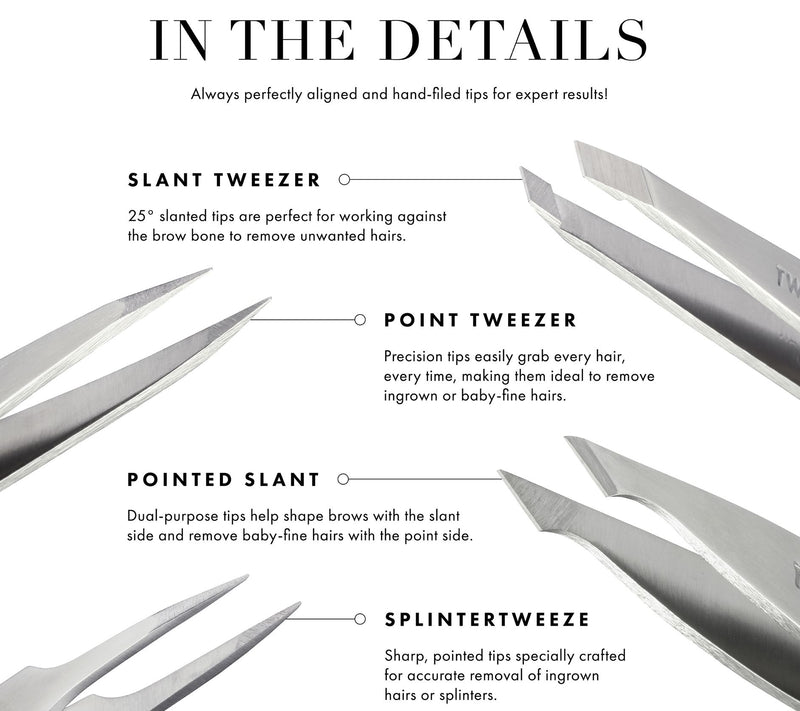 Tweezerman Pointed Slant Tweezer — View 5