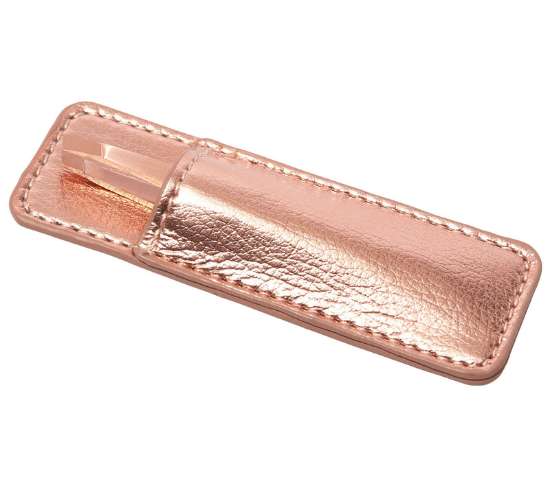 Tweezerman Rose Gold Mini Slant Tweezer w/ Case — View 6