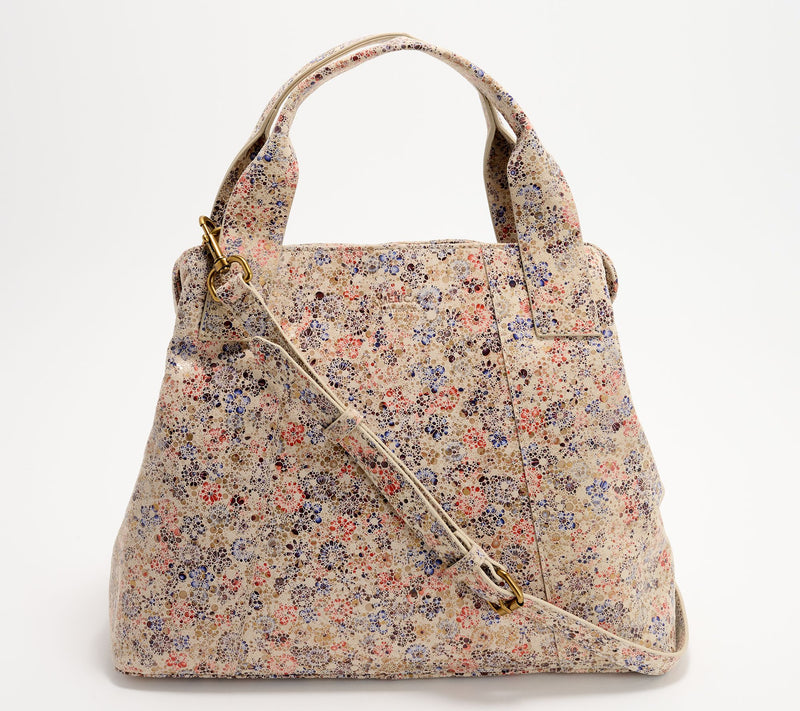 American Leather Co. Ada Triple Entry Leather Satchel — View 35