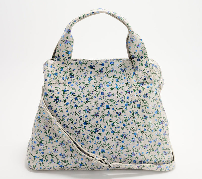 American Leather Co. Ada Triple Entry Leather Satchel — View 37