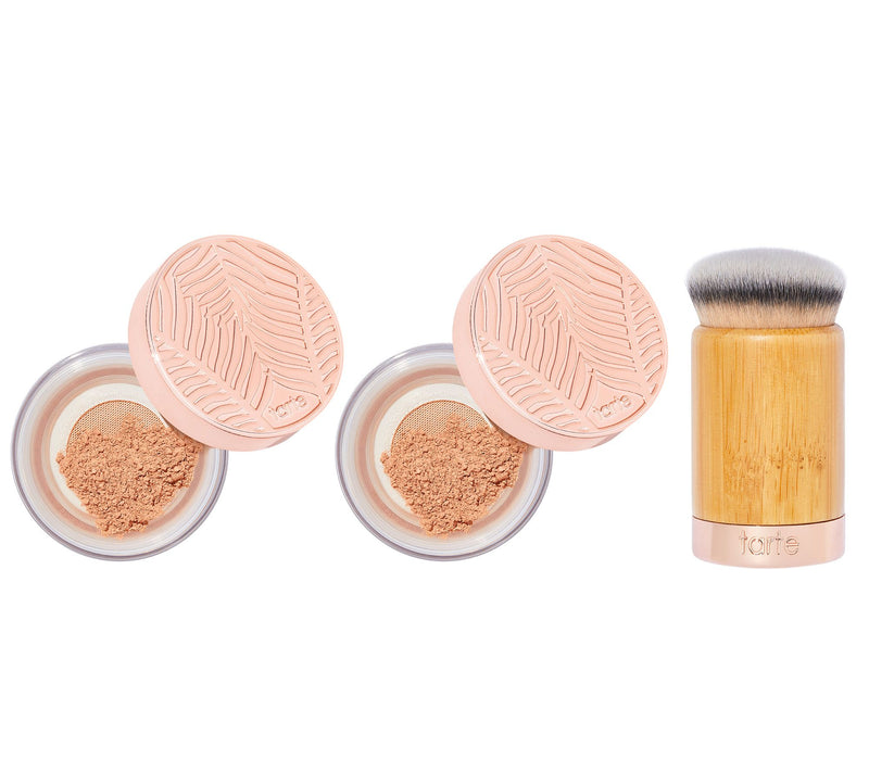 tarte Amazonion Clay Gem Powder Foundation Duo with Brush — View 9