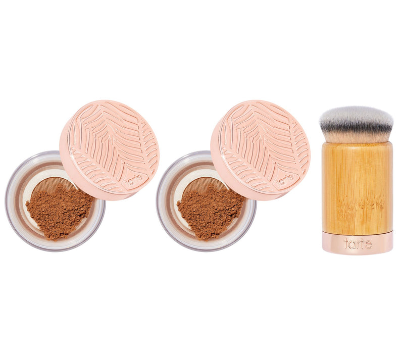 tarte Amazonion Clay Gem Powder Foundation Duo with Brush — View 27