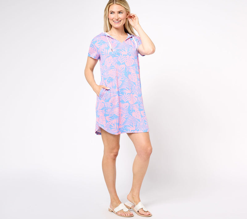 Koolaburra by UGG Light & Airy French Terry Hoodie Dress — View 14