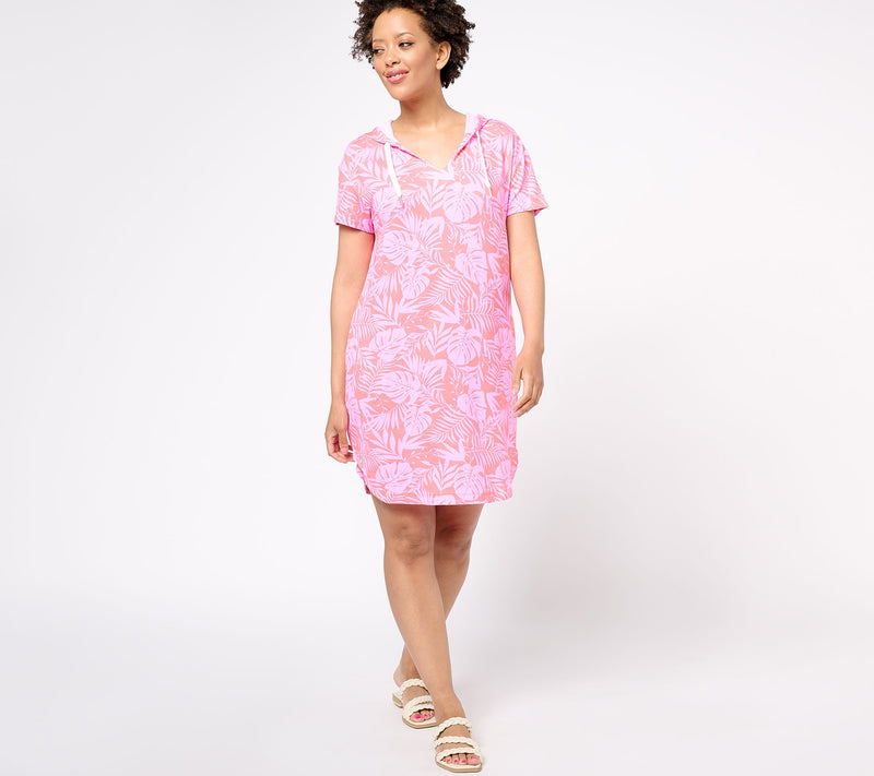 Koolaburra by UGG Light & Airy French Terry Hoodie Dress — View 15