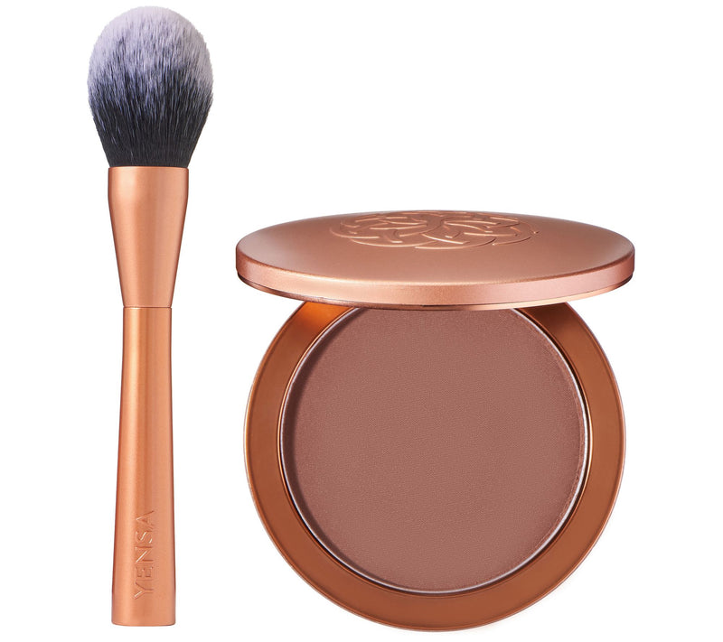 YENSA Beauty Serum Silk Powder Foundation with Brush — View 3