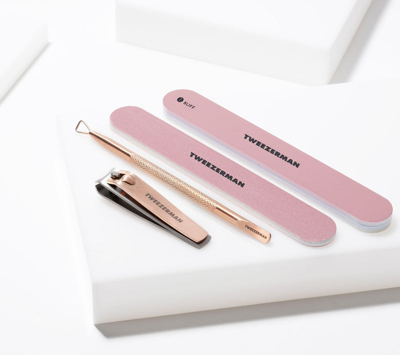 Tweezerman Rose Goldtone Manicure Kit — View 4