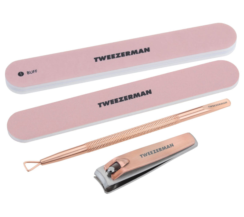 Tweezerman Rose Goldtone Manicure Kit — View 3