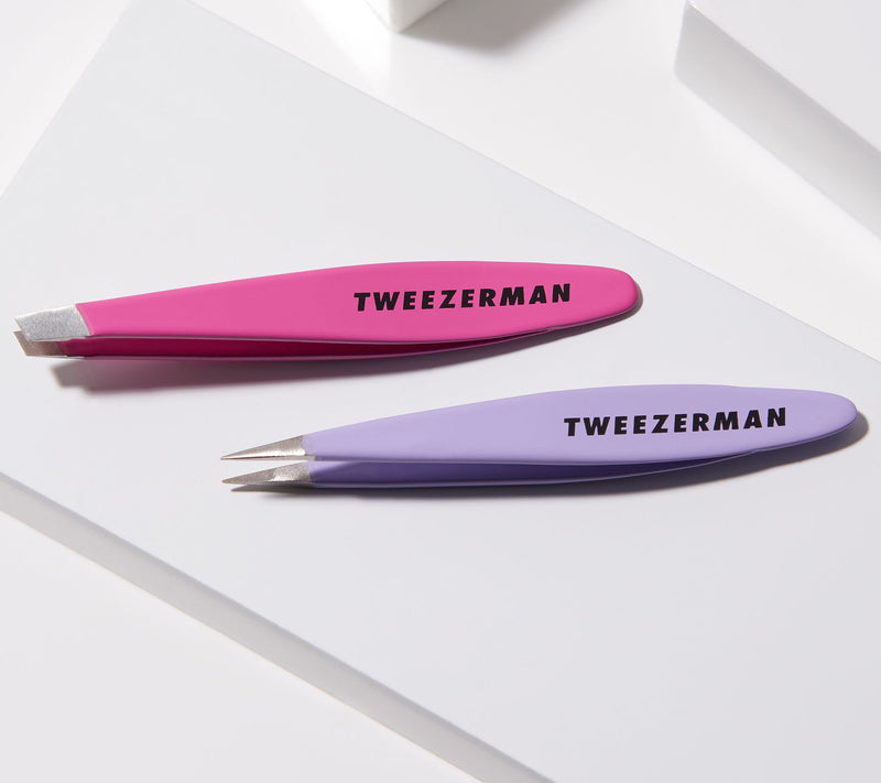 Tweezerman Mini Oval Slant and Point TweezerSet — Main view