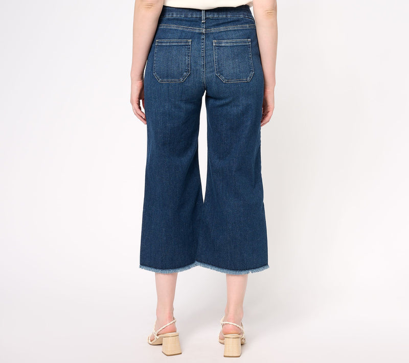 NYDJ Patchie Major Wide Leg Capri- Fanciful — View 4