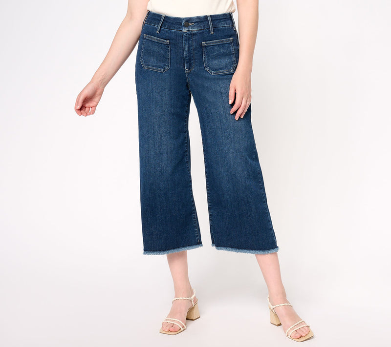 NYDJ Patchie Major Wide Leg Capri- Fanciful — Main view