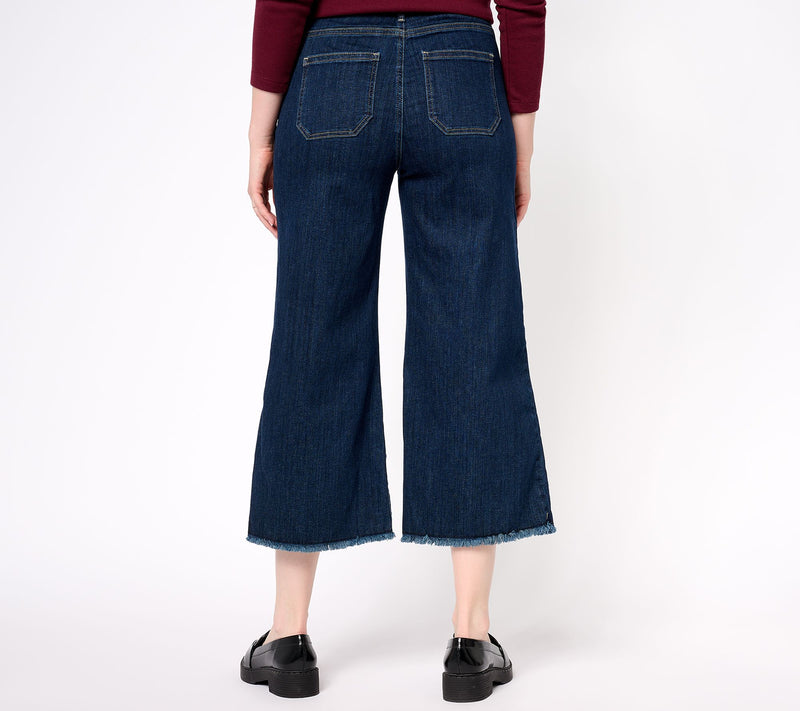 NYDJ Patchie Major Wide Leg Capri- Sublime — View 4