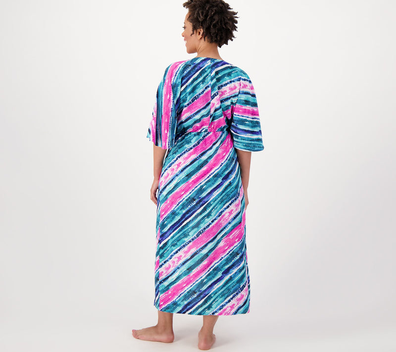 Belle Beach by Kim Gravel Petite Tie Front Cover-Up — View 14