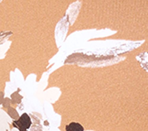 Denim & Co. Printed Favorite Jersey Split V-Neck Swing Top — View 10