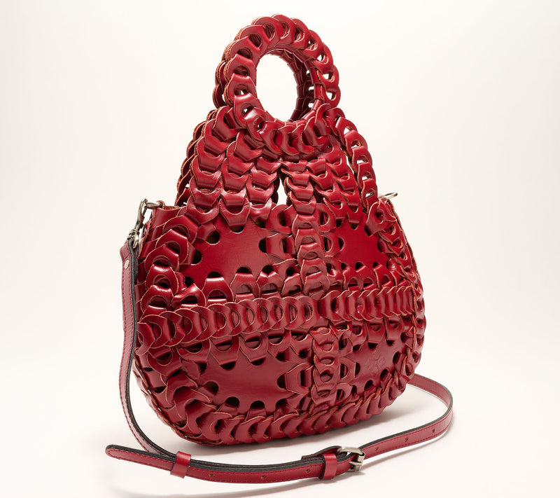 Patricia Nash Leather Ticci Crossbody Bag — View 20