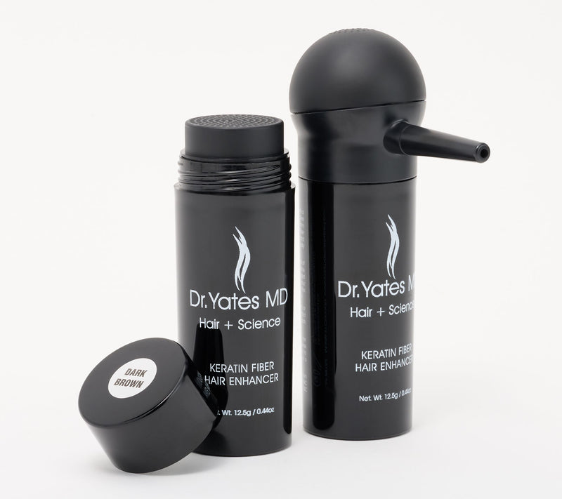 Dr. Yates Color & Lift Hair Thickening Fibers 2-Piece Set — View 13