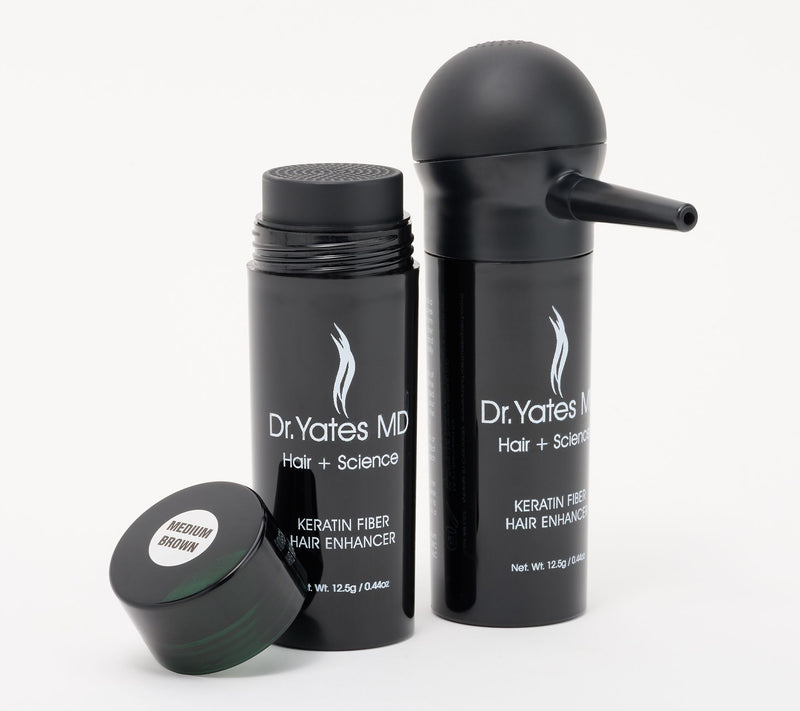 Dr. Yates Color & Lift Hair Thickening Fibers 2-Piece Set — View 14