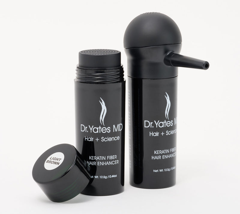 Dr. Yates Color & Lift Hair Thickening Fibers 2-Piece Set — View 15